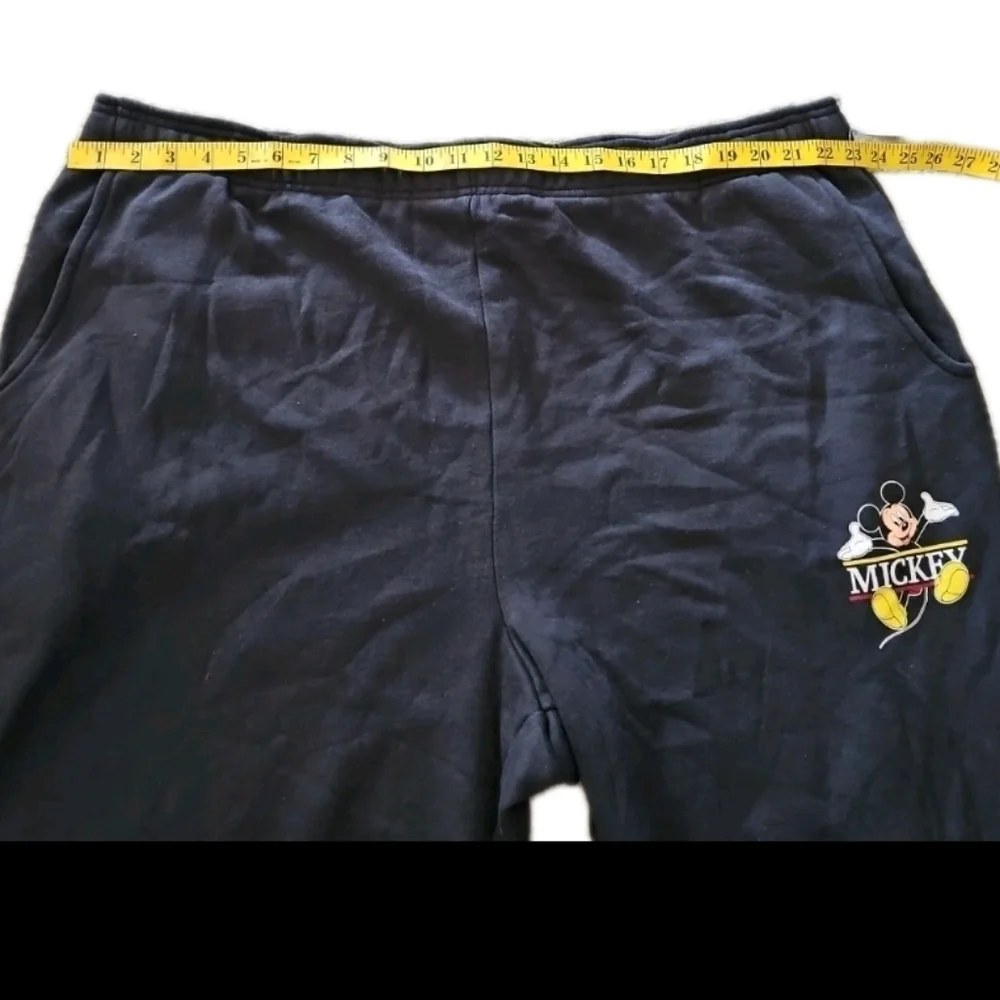 Disneyland Resort Mens Black Mickey Mouse Comfortable Disney Sweatpant JoggerXXL